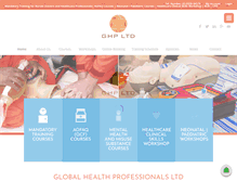 Tablet Screenshot of globalhealthprofessionals.co.uk